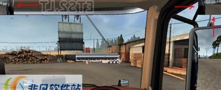 欧洲卡车模拟2迷你镜子MOD v2.5