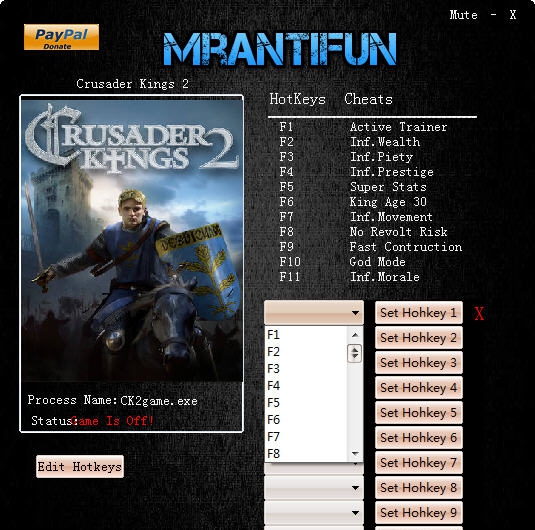 十字军之王2议会十项修改器 閸忋劎澧梫1.5