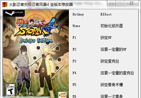 火影忍者疾风传究极忍者风暴4六项修改器 閸忋劎澧梫1.5