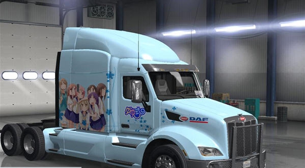 美国卡车模拟彼得比尔特579日式皮肤MOD v2.3