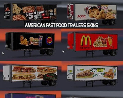 美国卡车模拟快餐车皮肤MOD v2.4