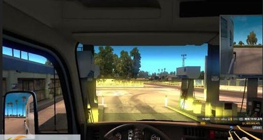 美国卡车模拟卡车黄色灯光MOD v2.5