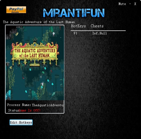 最后人类的水下历险无限生命修改器 v3.5