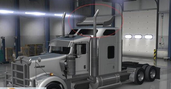 美国卡车模拟肯沃斯W900车顶配件MOD v2.3