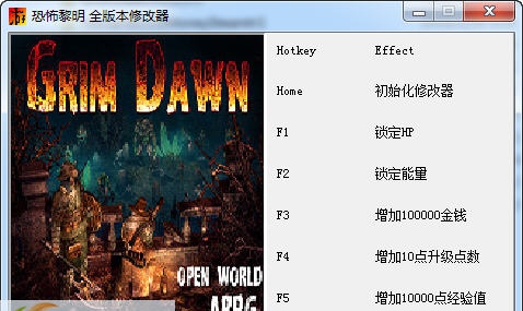 恐怖黎明五项修改器 v3.3