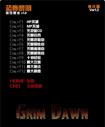 恐怖黎明十二项修改器 v2.5