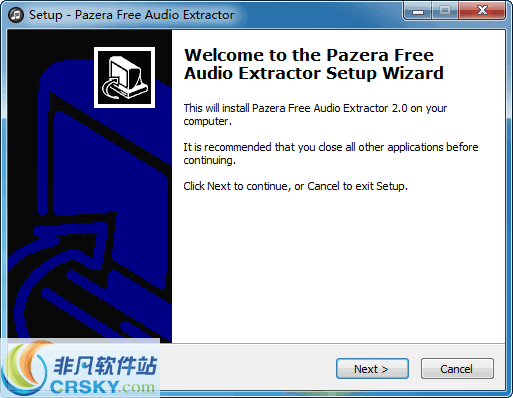 Pazera Free Audio Extractor v2.10