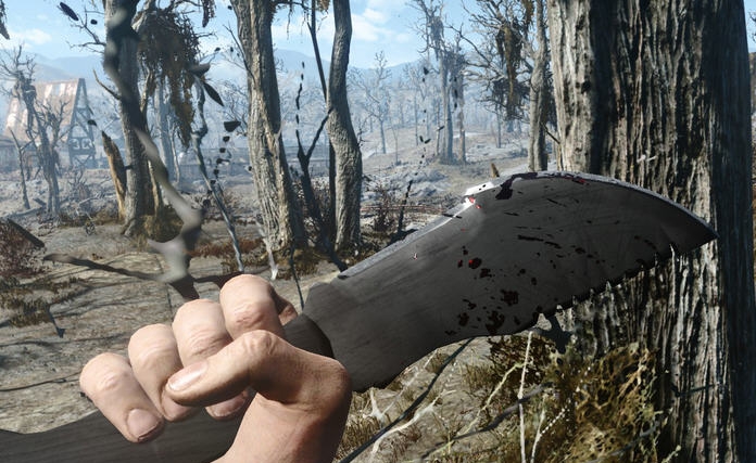 辐射4汤姆&middot;布朗追踪者刀MOD v2.6