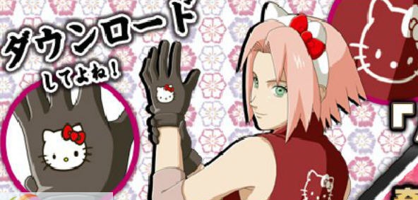 火影忍者疾风传究极忍者风暴4小樱Hello Kitty服装DLC v2.7