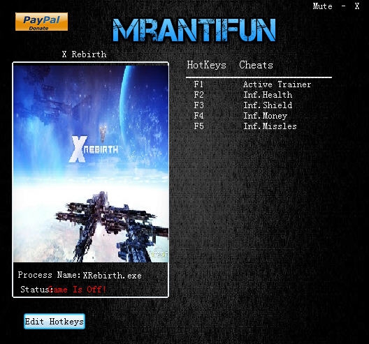 X重生四项修改器 v4.8