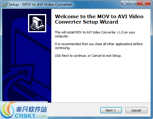 MOV to AVI Video Converter v1.5