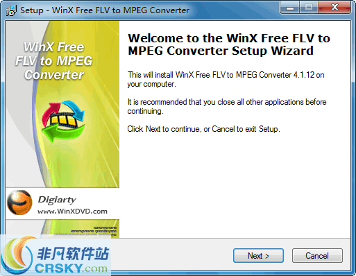 WinX FLV to MPEG Video Converter v4.1.19