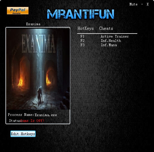 Exanima无限生命魔力修改器 閸忋劎澧梫1.5