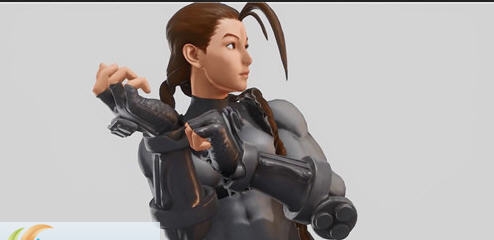 街头霸王5嘉米COS古墓丽影劳拉MOD v2.5