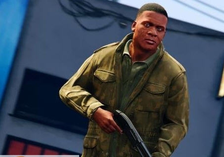 gta5富兰克林的轮廓分明灰色脸庞MOD v2.5
