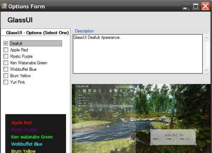 上古卷轴5HUD玻璃材质界面美化MOD v2.4