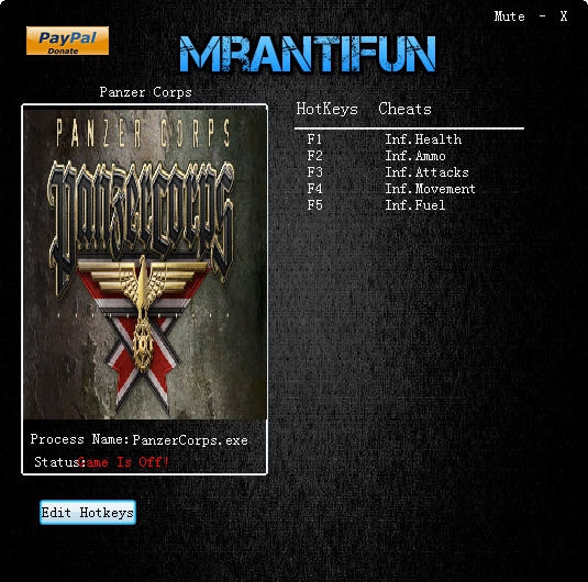 装甲军团五项修改器 v3.5