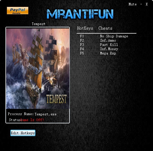 暴风雨五项修改器 v3.5