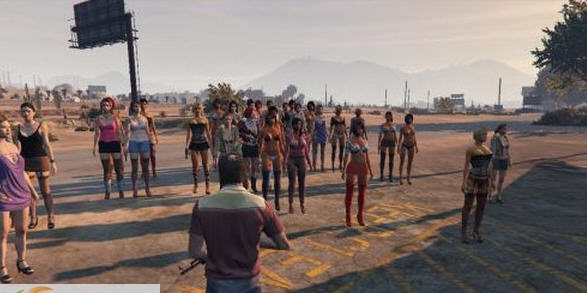 GTA5一大波妹子保镖MOD v2.6