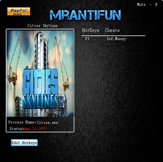 城市天际线金钱修改器 v2.6