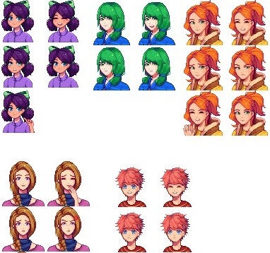 星露谷物语不可攻略NPC头像包MOD v2.7