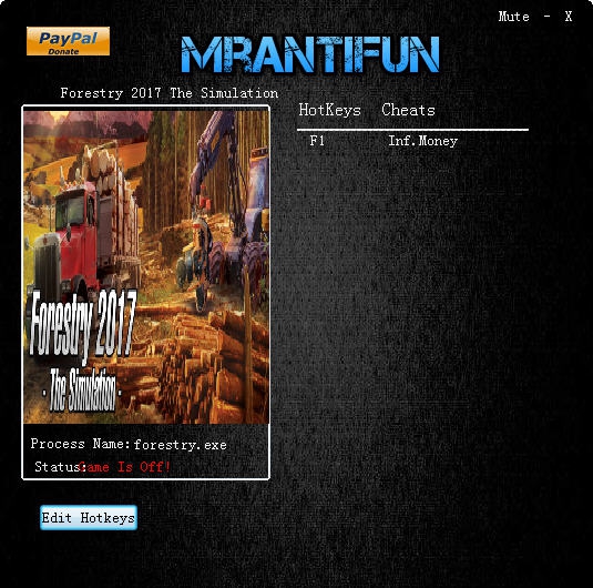 模拟林业2017无限金钱修改器 v3.5