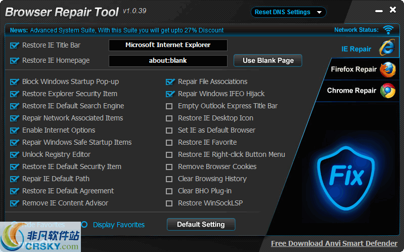Anvi Browser Repair Tool v2.0.6