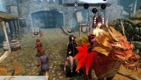 上古卷轴5苍龙城麒麟坐骑MOD v2.5