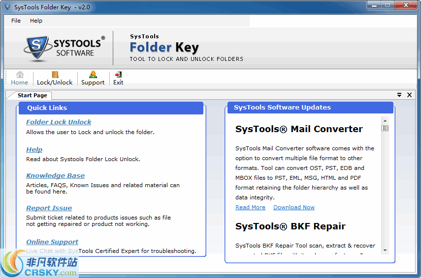 SysTools Folder Key v2.5