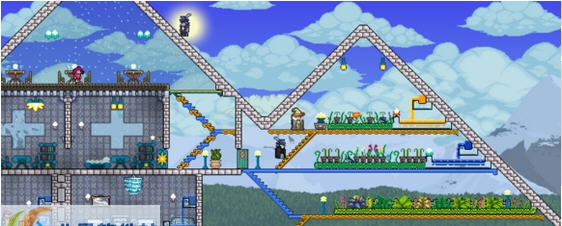 泰拉瑞亚汀特之城地图存档 v2.6