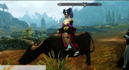 上古卷轴5天际中国风水牛坐骑MOD v2.4