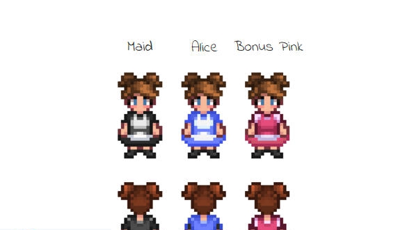 星露谷物语可爱女仆装MOD v2.8