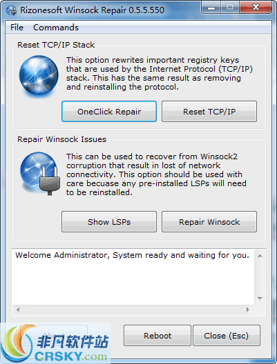 Winsock Repair v0.5.5.555