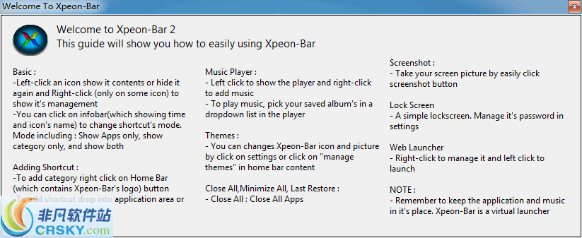 Xpeon-Bar v2.1.8