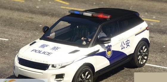 gta5路虎极光中国公安警车MOD v2.5
