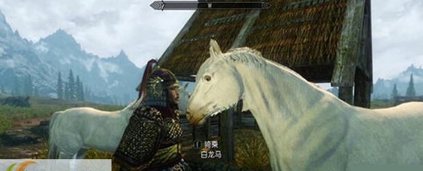 上古卷轴5中国风白龙马坐骑MOD v2.6