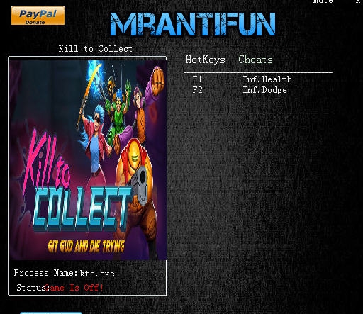 杀戮收集两项修改器 v3.9