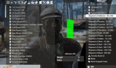 辐射4上古卷轴5物品界面MOD v2.5