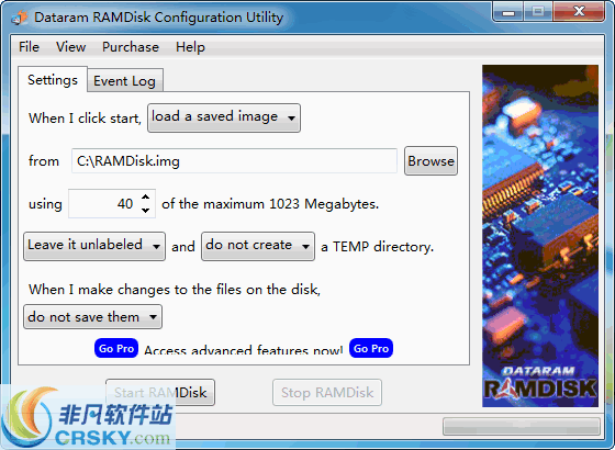 Dataram RAMDisk v4.4.9