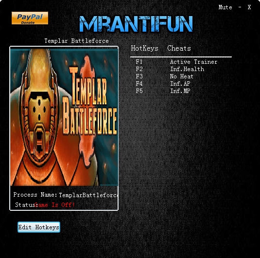 圣殿骑士战争四项修改器 v2.5