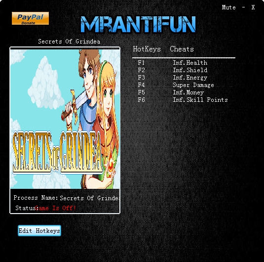 格兰蒂亚秘闻六项修改器 v0.7