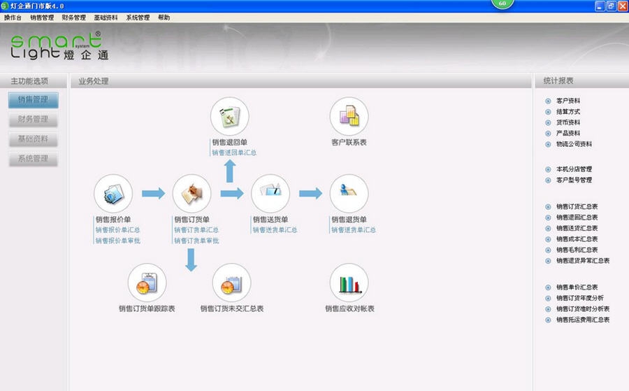 灯企通管理软件门市销售 v4.9