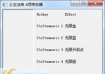 公主法典四项修改器 v3.5