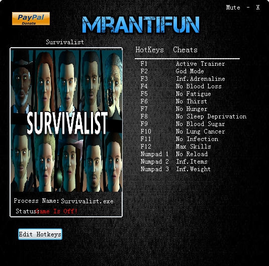 幸存者十四项修改器 v3.5