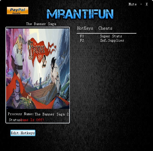 旗帜的传说2两项修改器 v3.6