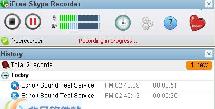 iFree Skype Recorder v8.0.27