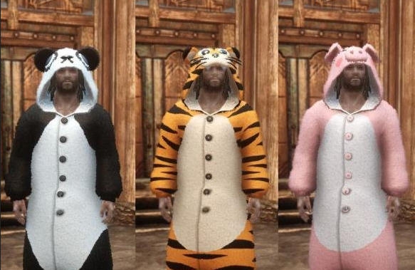 上古卷轴5多种动物睡衣MOD v2.6