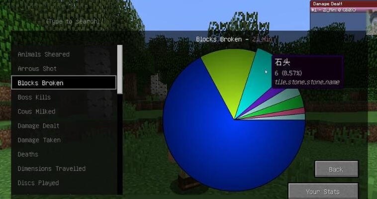 我的世界1.8.9详细统计mod v2.8