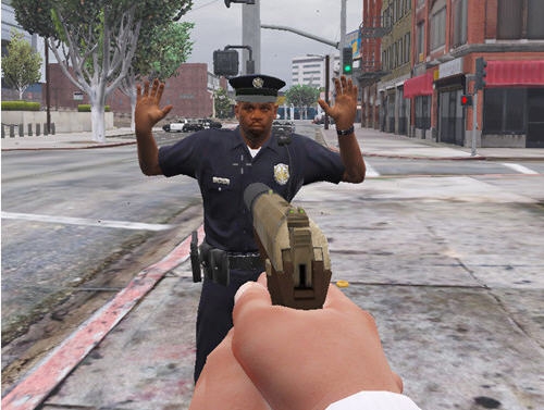 GTA5警察向你投降MOD v2.6