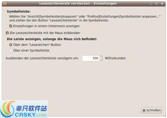Hide BookmarksBar v3.8